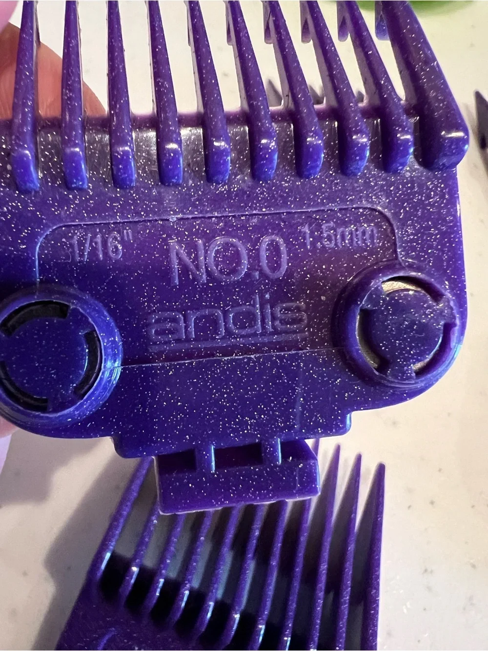 Andis Professional Master Clipper Guards - Dual Magnet Comb Set of 5